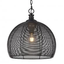  6802-M BLK - Calypso Medium Pendant in Matte Black